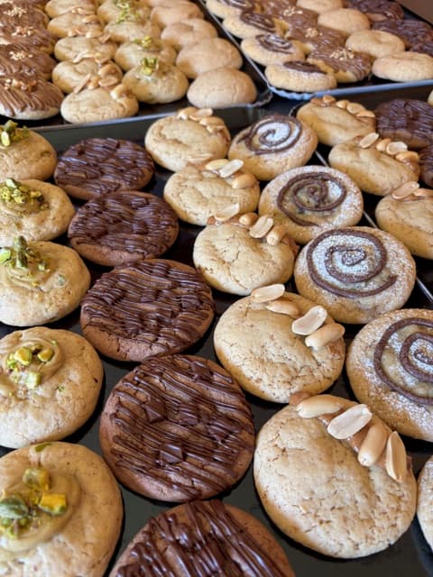 Plateau mini-cookies